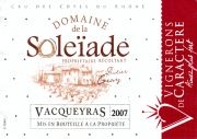 Vacqueras-Soleiade 2007